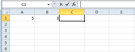 Introducir fórmulas de Excel manualmente