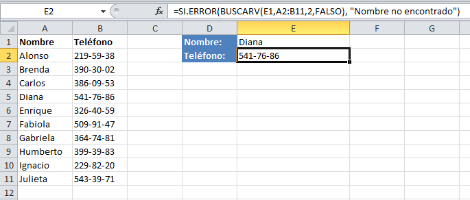 Cómo corregir un error #N/A en Excel