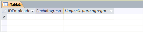 Cómo se crea una tabla en Access 2010