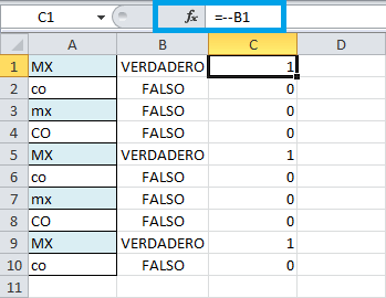 Contar en Excel diferenciando mayúsculas y minúsculas