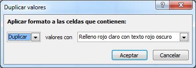 Formato condicional a valores únicos en Excel