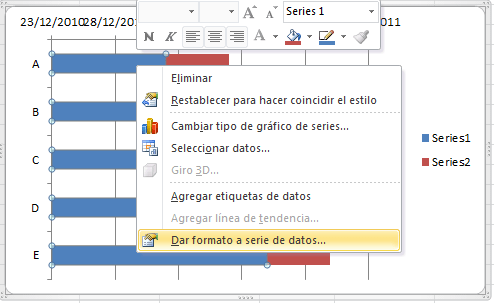 Cómo hacer un gráfico de Gantt en Excel