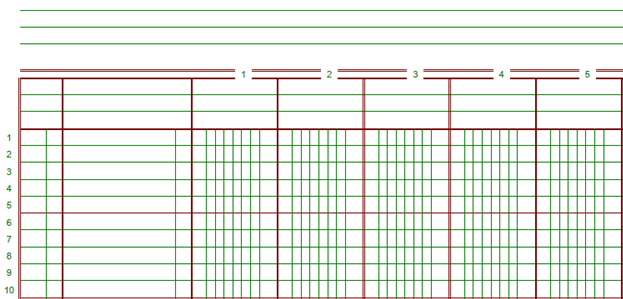 esquema de excel