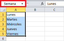 Captura de datos con listas desplegables en Excel