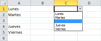 Cómo crear una lista desplegable en Excel