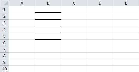 Ocultar las líneas de cuadrícula en Excel