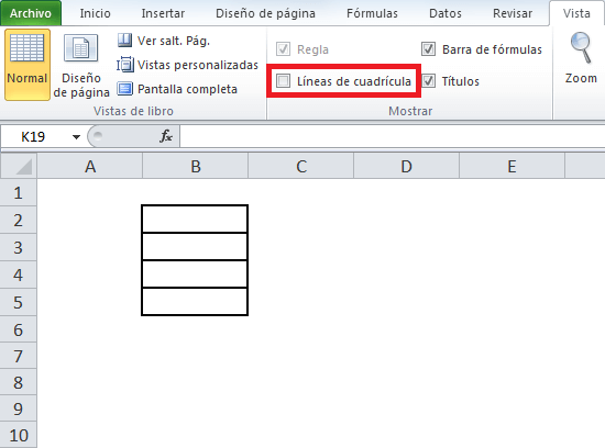 Cómo Ocultar Las Líneas De Cuadrícula En Excel