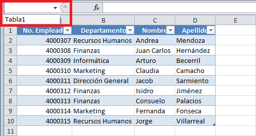 Cómo crear tablas en Excel