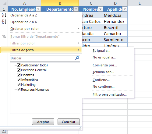 Cómo hacer tablas en Excel