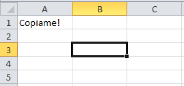 Pegar valores en Excel con el teclado