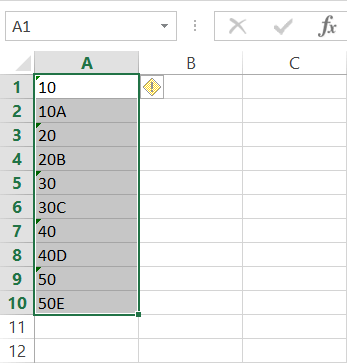 Cómo convertir números a texto en Excel
