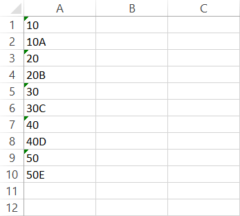 Ordenar texto y números en Excel