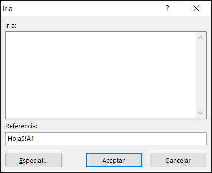 Cómo cambiar de hoja en Excel