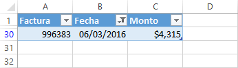 Filtrar por fecha en Excel
