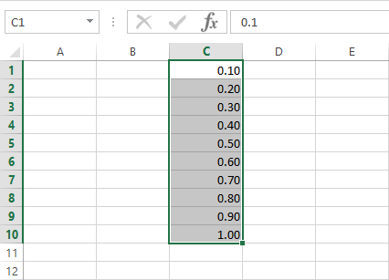 Fórmula para restar porcentajes en Excel