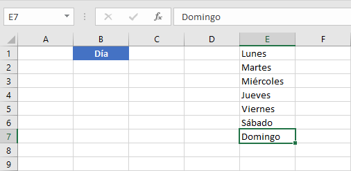 Editar una lista desplegable existente