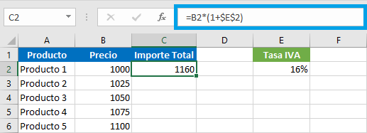 Calcular El Iva En Excel • Excel Total 8316