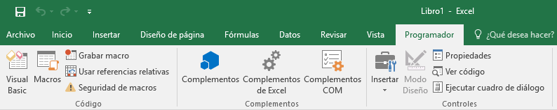 Habilitar La PestaÑa Programador O Desarrollador En Excel Excel Contable 7179