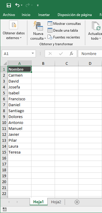 Eliminar duplicados en Excel