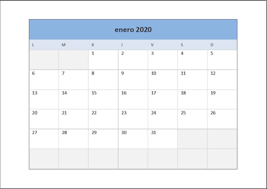 Abril 2020 Calendario Colombia Calendario 2020 Imprimible