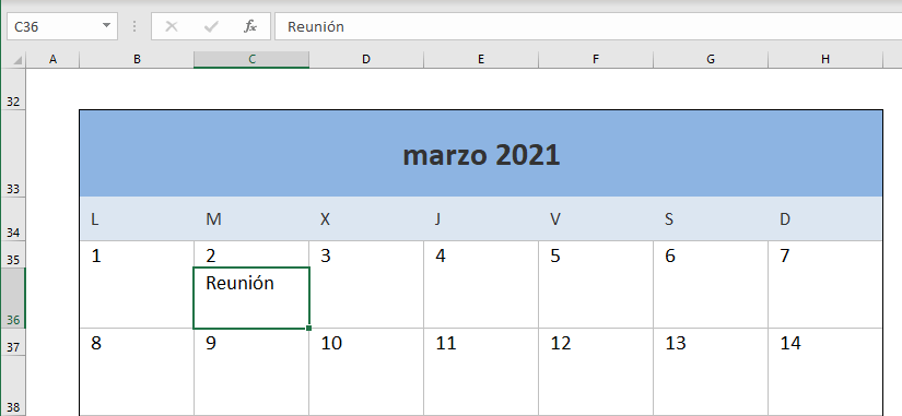 Plantilla Calendario Excel 2021 Y 2022 - kulturaupice