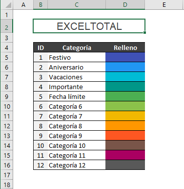 Descargar Calendario 2021 gratuito en Excel