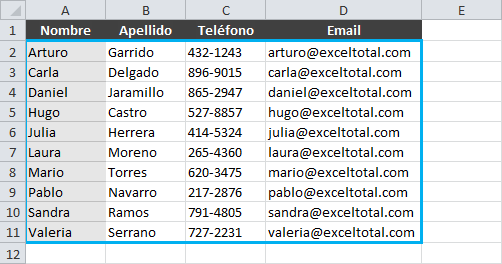 Función BUSCARV busca en la columna de la izquierda