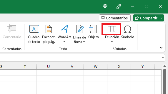 Cómo insertar el símbolo de raíz cuadrada en Excel
