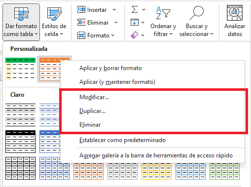 Como elegir tabla en función del estilo