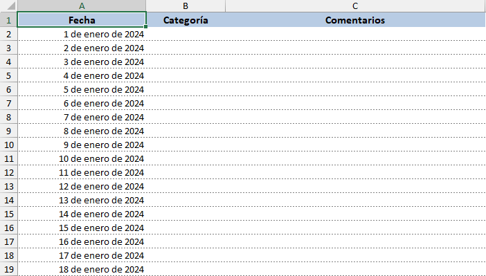 Calendario 2024 en Excel listo para imprimir