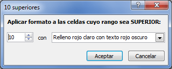 Reglas superiores e inferiores para analizar datos