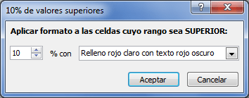 Reglas superiores e inferiores para analizar datos