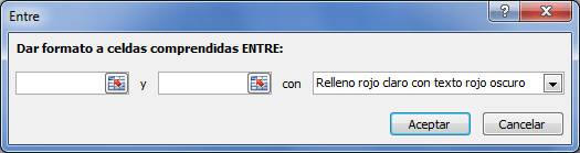 Resaltar celdas con formato condicional