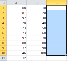 Ejemplo de la función FRECUENCIA en Excel