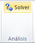 Solver en Excel 2010