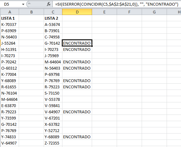 Comparar Listas En Excel Excel Total