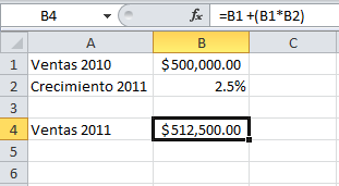 Tabla de datos en Excel