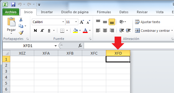 Resultado de imagen para columnas y filas  de excel