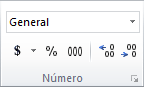 Comandos para formato de números