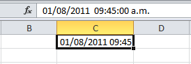 Formato de fecha y hora en Excel