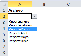 Lista de validación en Excel