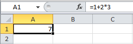 Operadores en fórmulas de Excel