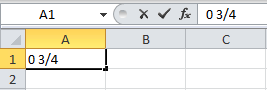 Mostrar números como fracciones en Excel