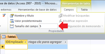 Pasos para crear una tabla en Microsoft Access