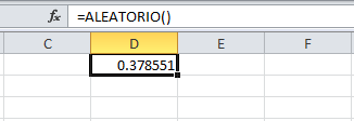 Cómo generar números aleatorios en Excel