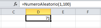 Generar números aleatorios en Excel