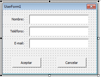 UserForm en Excel