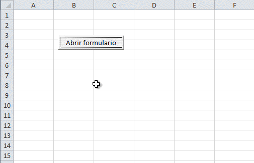 Ejemplo de formulario VBA en Excel