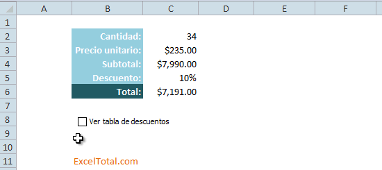Ocultar datos en Excel con formato condicional