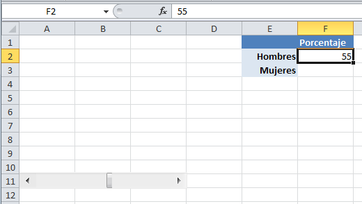Barra de desplazamiento para control de gráfico en Excel